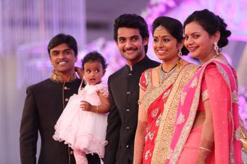 Hero Aadi Wedding Reception Photos